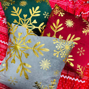 Božićna jastučnica sa zlatnim uzorkom 45x45 cm