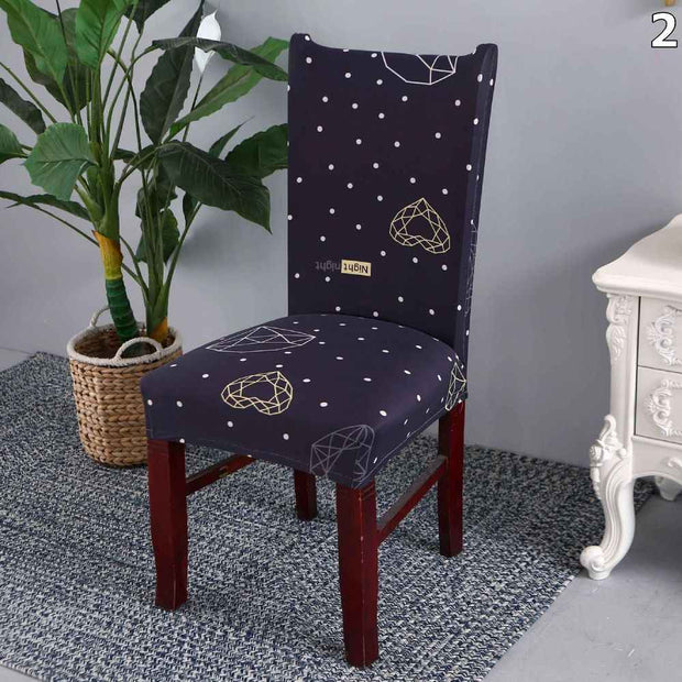 Navlake za stolice sa uzorkom - set 6 komada - DomTex