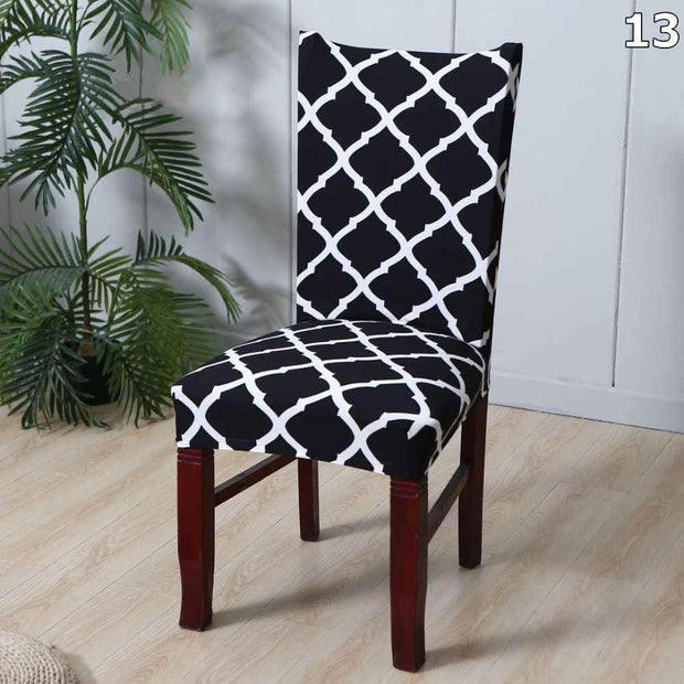 Navlake za stolice sa uzorkom - set 6 komada - DomTex