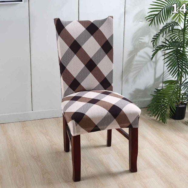 Navlake za stolice sa uzorkom - set 6 komada - DomTex