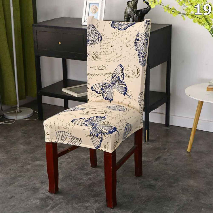 Navlake za stolice sa uzorkom - set 6 komada - DomTex