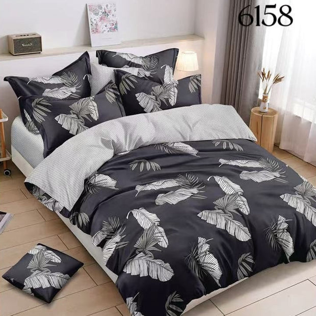 Set Posteljina za bračni krevet "Snovi u Boji" - 6 dijelova 200x220cm - SANDWAY