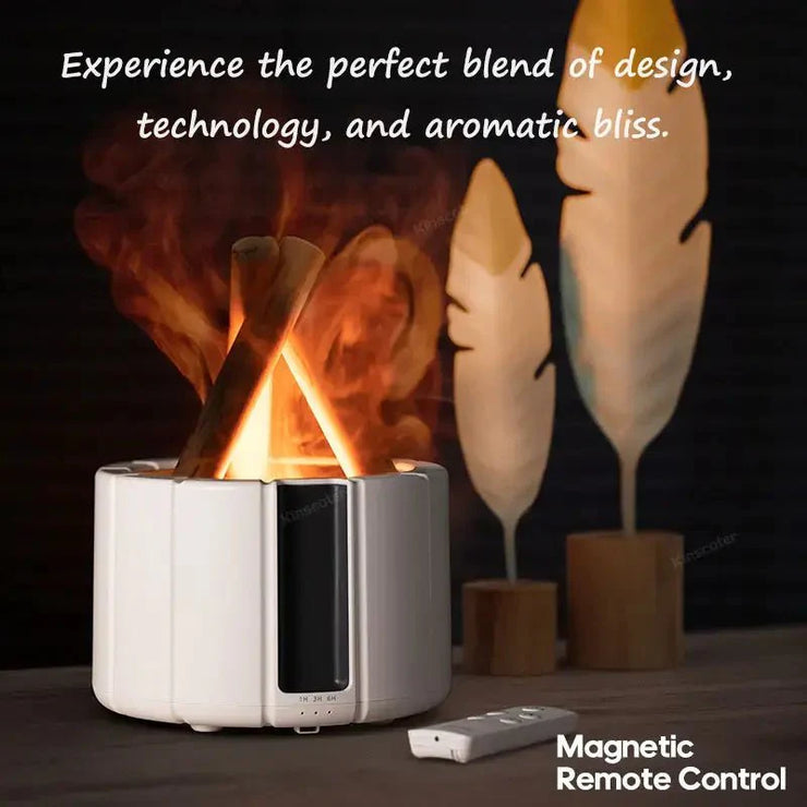 Simulated Flame Aroma Diffuser - SANDWAY