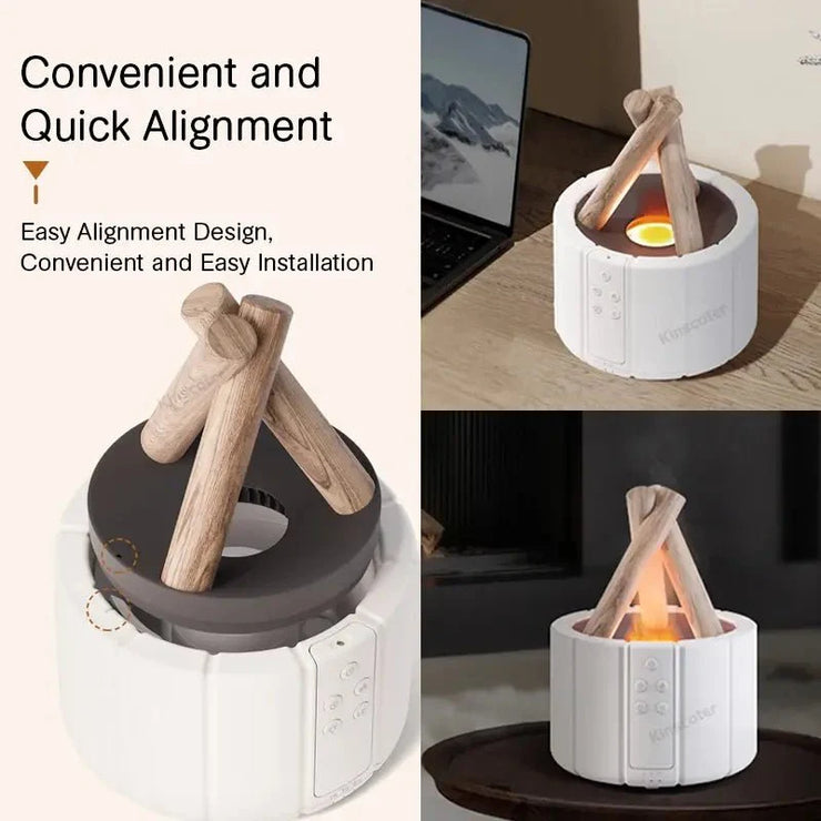 Simulated Flame Aroma Diffuser - SANDWAY
